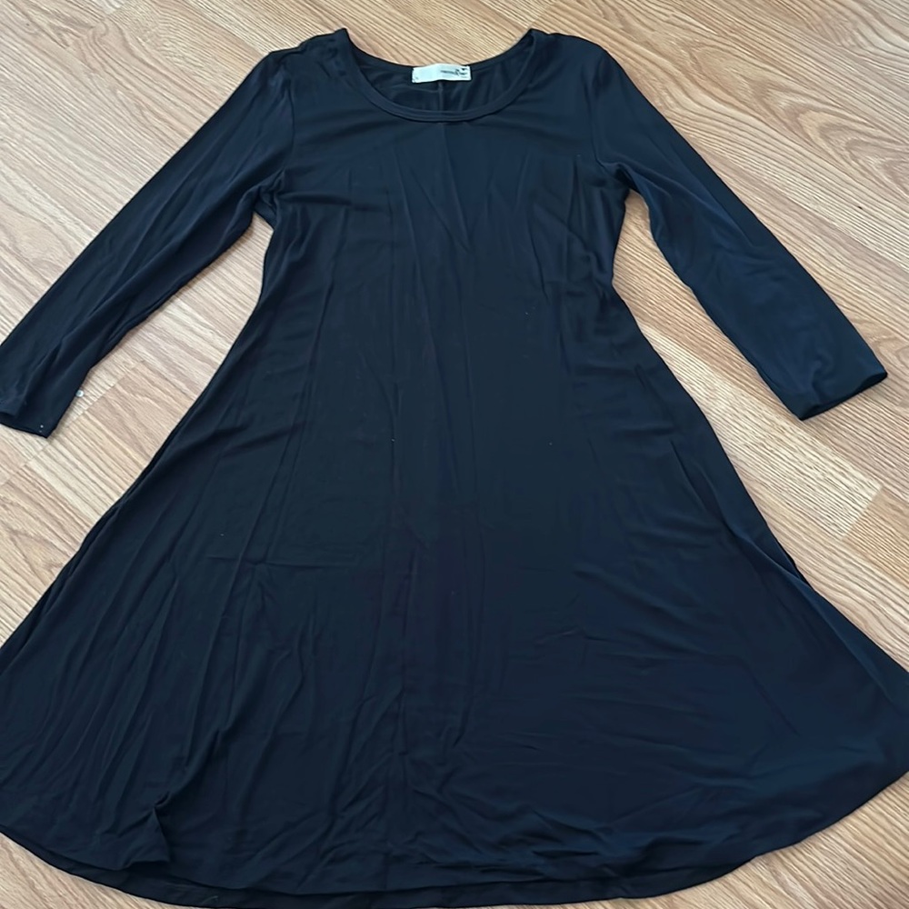 Black Dress / 3 Quarter Length Sleeve / Size S / Never Worn